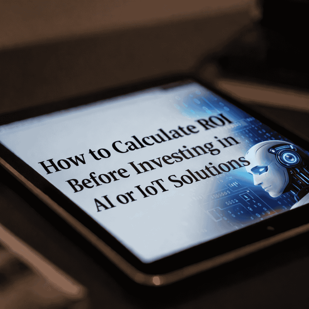 How to Calculate ROI Before Investing in AI or IoT Solutions